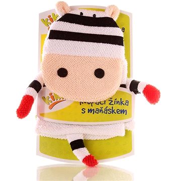 

XKKO žínka s maňáskem (BA) - Zebra