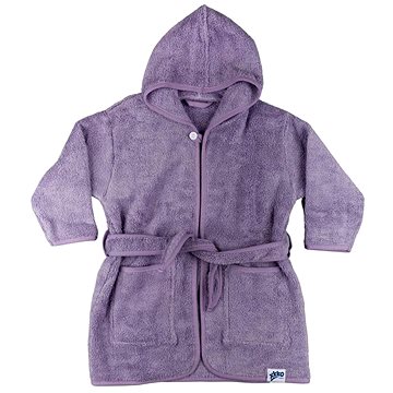 

KIKKO XKKO Organic Dětský župan, biobavlněný, froté - Lavender Aura, 6 - 12 m