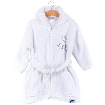 

KIKKO XKKO Organic Dětský župan, biobavlněný, froté - White Stars, 12 - 24 m