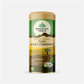 

Organic India Tulsi med+heřmánek BIO, plech 100 g