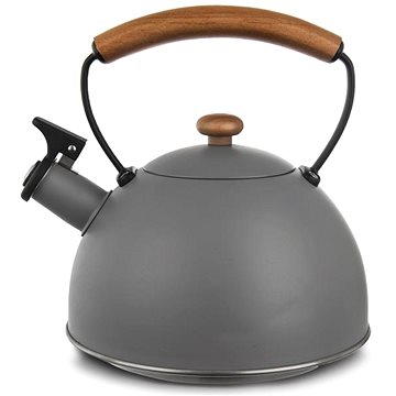 

ORION Čajník nerez píšť. WOODEN 2,9 l šedý