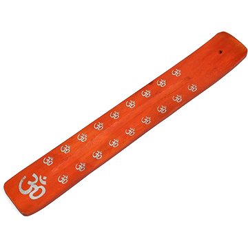 

ORIENTAL Stojan na vonné tyčinky lyže Óm, oranžový