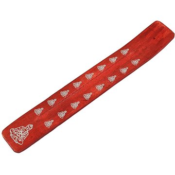 

ORIENTAL Stojan na vonné tyčinky lyže červený, Buddha