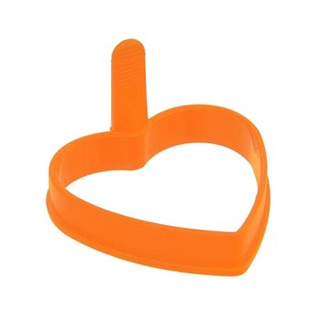 

ORION Forma silikon na lívance/volská oka Srdce oranžová
