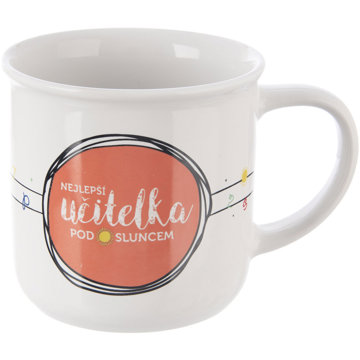 

ORION Hrnek 0,34 l NEJLEPŠÍ UČITELKA CZ, porcelán