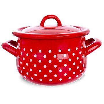 

ORION Hrnec smalt TEČKA 16 cm poklice