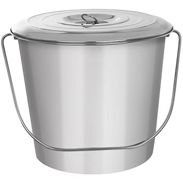 

ORION Vědro nerez s víkem A 12 l