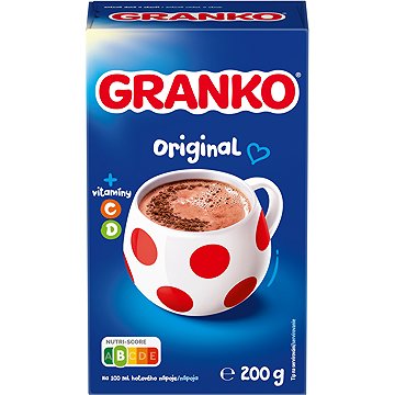 

GRANKO S holandským kakaem instantní kakaový nápoj s vitamíny C a D 200 g