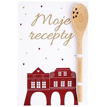 

ORION Kniha na recepty + vařečka WINTER CITY ZLATÁ