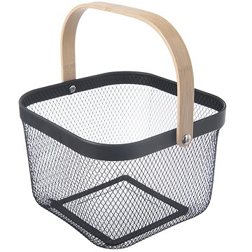 

ORION Košík kov/bambus RADKA 27 × 24,5 × 16,5 cm