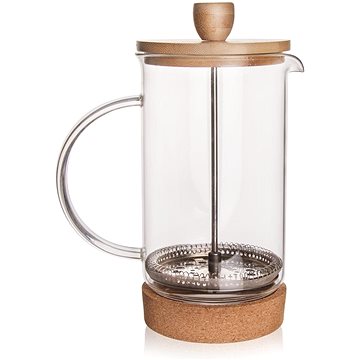 

ORION Konvice sklo/nerez/bambus kafetier CORK 1 l