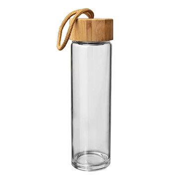 

ORION Láhev sklo/bambus víčko+sítko 0,45 l
