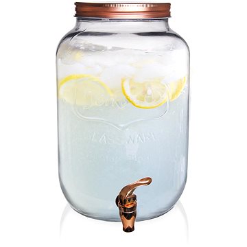 

ORION Láhev sklo+kohoutek 8,8 l