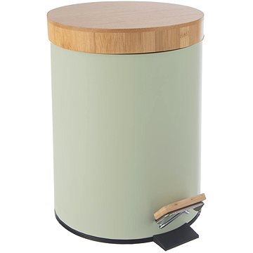 

ORION Koš s pedálem + víko GREENISH 5 l