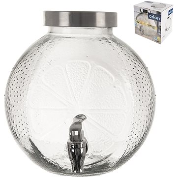 

Orion Láhev sklo/kov Citrus s kohoutkem 5,4 l