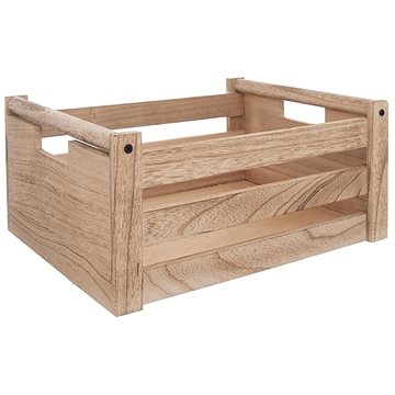 

ORION Bedýnka dřevo dekorace A NATURAL 36x26x16 cm