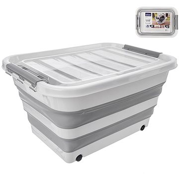 

ORION Box KEMP skládací, kolečka + víko 30 l