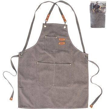 

ORION Canvas gril Zástěra kuchyňská šedá PES/bavlna