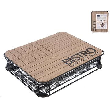 

ORION Bistro Box kapsle 30 × 24 × 6,5 cm dřevo/kov