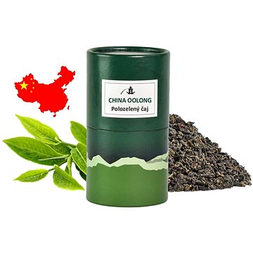 

ORIENTAL Polozelený čaj China Oolong - 80 g dóza