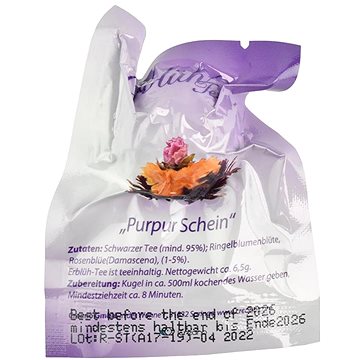 

CREANO Černý kvetoucí čaj - Purple Shine - 1 ks