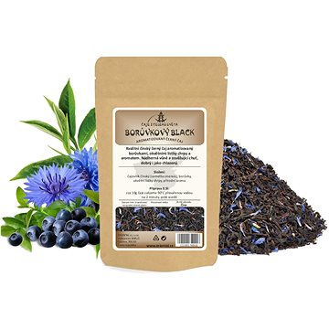 

Černý aromatizovaný čaj Borůvkový Black - 200 g