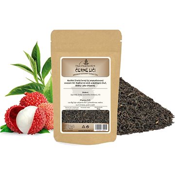 

Černý aromatizovaný čaj Černé liči - 200 g