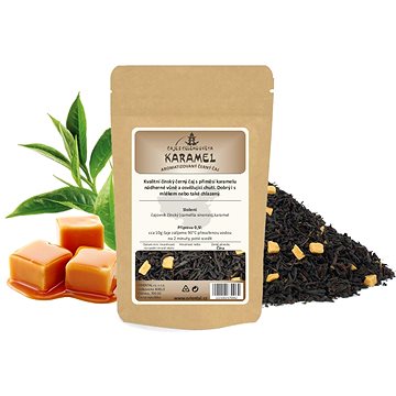 

Černý aromatizovaný čaj Karamelový Black - 1 kg