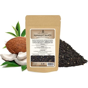 

Černý aromatizovaný čaj Kokosový Black - 200 g