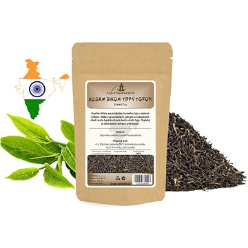 

ORIENTAL černý čaj India Assam Dikom Tippy TGFOP1, 200 g