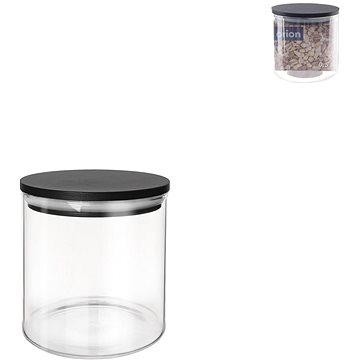 

ORION Dóza 0,5 l kulatá borosilikátové sklo/bambus