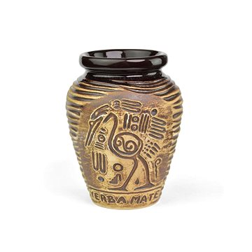 

ORIENTAL Keramická kalabasa Azték Yerba Maté Natural 270 ml