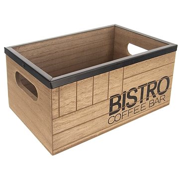 

ORION Bedýnka dřevo/kov Bistro 20 × 13 × 8,8 cm