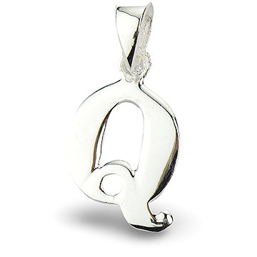

ORIENTAL Stříbrný přívěsek Písmeno "Q" (Ag 925/1000, 0,98 g)