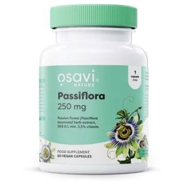 

Osavi Extrakt z mučenky Passiflora, 250 mg, 60 kapslí
