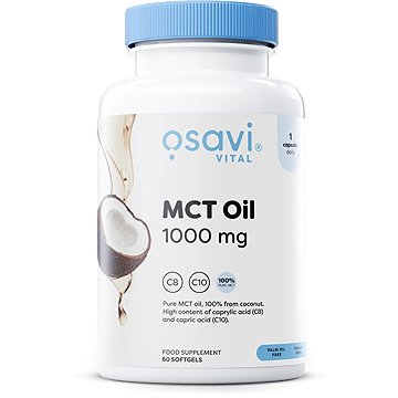 

Osavi MCT olej, 60 softgel kapslí