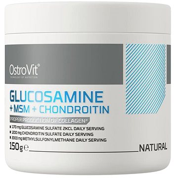

OstroVit Glukosamin + MSM + Chondroitin, Natural, 150 g