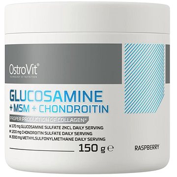 

OstroVit Glukosamin + MSM + Chondroitin, Malina, 150 g