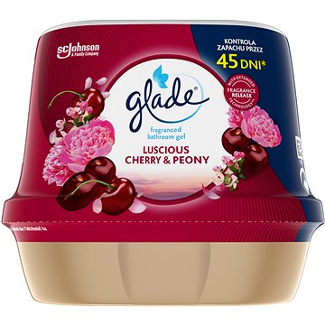 

GLADE vonný gel do koupelny - Luscious Cherry & Peony 180g