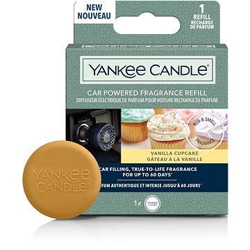

YANKEE CANDLE Vanilla Cupcake Car Powered náhradní náplň 20 g