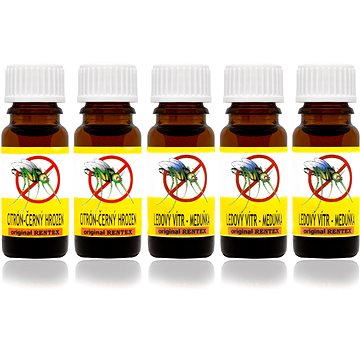 

RENTEX Esenciálni olej Repeletní Set 5× 10 ml