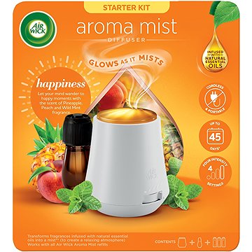 

AIR WICK Aroma difuzér, bílý + náplň Šťastné chvilky