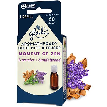 

GLADE Aromatherapy Cool Mist Diffuser Moment of Zen náplň 17,4 ml