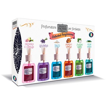 

SWEET HOME Aroma difuzér set Selected Fragrances 30 ml 6 ks
