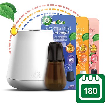 

AIR WICK Aroma difuzér se sadou náplní (4× 20 ml)