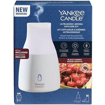 

YANKEE CANDLE Ultrasonic Aroma difuzér + náplň Black Cherry 10 ml