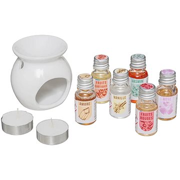 

ATMOSPHERA sada vonných olejů s aroma lampou 10 ml (12 ks)