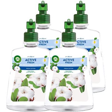 

AIR WICK Active Fresh Automatic náplň Svěží bavlna 4× 228 ml