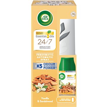 

AIR WICK Freshmatic komplet Vanilka a santalové dřevo 250 ml