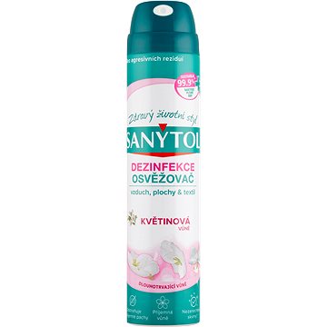

SANYTOL Dezinfekční osvěžovač vzduchu květinová vůně 300 ml
